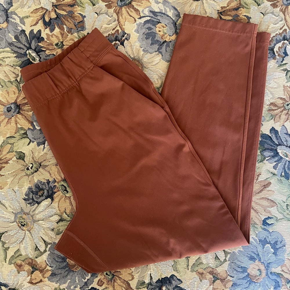 The Group by Babaton at Aritzia Weekender Cognac Brown Pants Size Large
